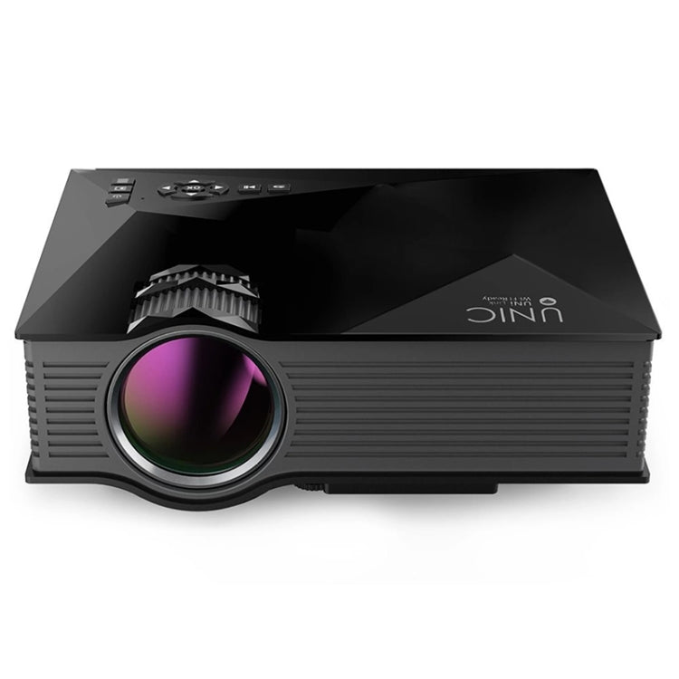 UC68 โปรเจคเตอร์ LED HD 1080P สำหรับโฮมเธียเตอร์มัลติมีเดีย 80ANSI 800x400 รองรับ USB/SD/HDMI/VGA/IR รุ่น UC68 800x400