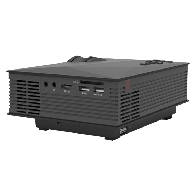 UC68 โปรเจคเตอร์ LED HD 1080P สำหรับโฮมเธียเตอร์มัลติมีเดีย 80ANSI 800x400 รองรับ USB/SD/HDMI/VGA/IR รุ่น UC68 800x400