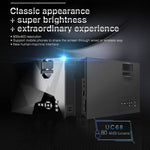 UC68 โปรเจคเตอร์ LED HD 1080P สำหรับโฮมเธียเตอร์มัลติมีเดีย 80ANSI 800x400 รองรับ USB/SD/HDMI/VGA/IR รุ่น UC68 800x400