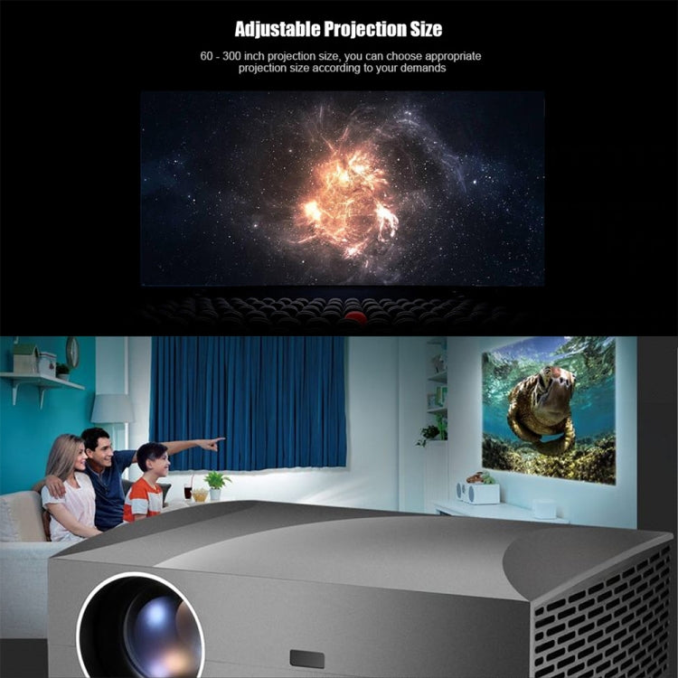 Vivibright F30 โปรเจคเตอร์สมาร์ท Full HD 1920 x 1080P 5.8 นิ้ว 4200 ลูเมน พร้อมรีโมท รองรับ Audio out / SPDIF / AV in / USB / HDMI รุ่น F30 สีดำ