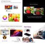โปรเจคเตอร์อัจฉริยะพกพา P09 4K Ultra HD DLP พร้อมรีโมทอินฟราเรด Amlogic S905X 4-Core A53 ความเร็วสูงสุด 1.5GHz Android 6.0, 1GB+8GB รองรับ WiFi 2.4G/5G, บลูทูธ, การ์ด TF