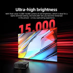 โปรเจคเตอร์ LED HD ความสว่าง 18000 ลูเมน AUN U001 4K แบบพกพา สำหรับโฮมเธียเตอร์, ปลั๊ก US, ปลั๊ก UK, ปลั๊ก AU