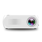 YG320 โปรเจคเตอร์ LED ขนาดเล็ก 320*240 โรงภาพยนตร์ที่บ้าน, รองรับ HDMI & AV & SD & USB