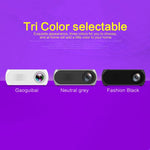 YG320 โปรเจคเตอร์ LED ขนาดเล็ก 320*240 โรงภาพยนตร์ที่บ้าน, รองรับ HDMI & AV & SD & USB
