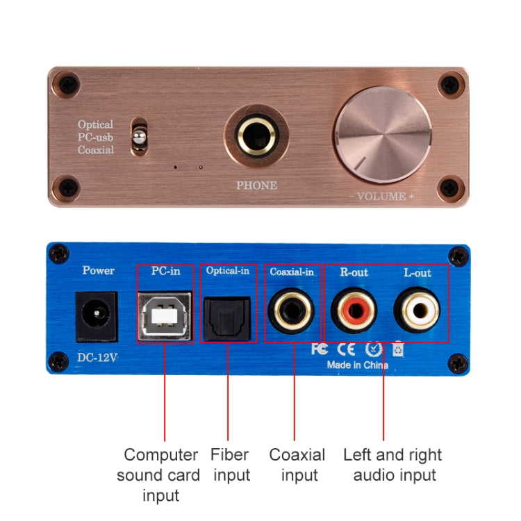 NK-P90 เครื่องถอดรหัสเสียง DAC เสียงดิจิทัลไฟเบอร์โคแอกซ์