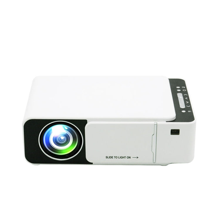 T5 โปรเจคเตอร์สมาร์ท LED+LCD ความสว่าง 100 ANSI ลูเมน ความละเอียด 1024x600, รองรับ HDMI / การ์ด SD / USB 2 ช่อง / ช่องเสียง 3.5 มม., รุ่นแสดงหน้าจอเดียวกัน, รุ่นแสดงหน้าจอเดียวกัน