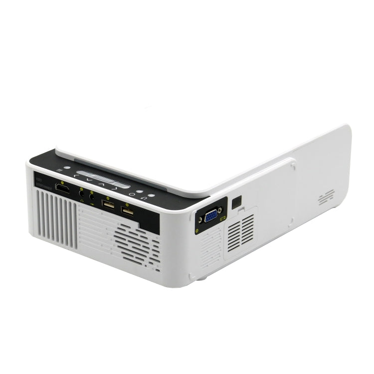 T5 โปรเจคเตอร์สมาร์ท LED+LCD ความสว่าง 100 ANSI ลูเมน ความละเอียด 1024x600, รองรับ HDMI / การ์ด SD / USB 2 ช่อง / ช่องเสียง 3.5 มม., รุ่นแสดงหน้าจอเดียวกัน, รุ่นแสดงหน้าจอเดียวกัน