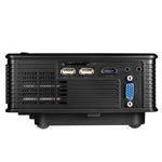LY-50 โปรเจคเตอร์ LED โรงภาพยนตร์ที่บ้าน ความสว่าง 1800 ลูเมน ความละเอียด 1280x800 พร้อมรีโมทคอนโทรล, รองรับ AV & USB & VGA & HDMI, LY-50