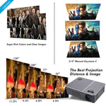 โปรเจคเตอร์วิดีโอ LED LCD Full HD 1080P ปรับมุมภาพได้ Wejoy L5 Home Theater พร้อมรีโมทคอนโทรล