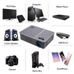 โปรเจคเตอร์วิดีโอ LED LCD Full HD 1080P ปรับมุมภาพได้ Wejoy L5 Home Theater พร้อมรีโมทคอนโทรล