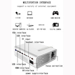โปรเจคเตอร์ LED ขนาดเล็ก YG520 ความละเอียด 800x480 1800LM สำหรับโฮมเธียเตอร์ รองรับ HDMI, AV, SD, USB และ VGA รุ่นสำหรับมือถือ