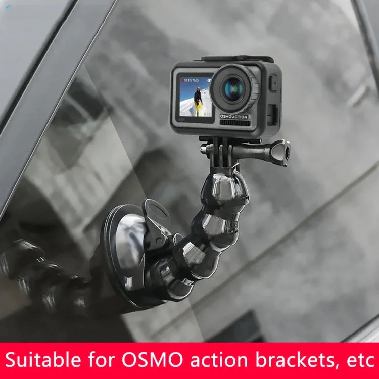 ขาตั้งหนีบแบบดูด Suction Cup Jaws Flex สำหรับ GoPro, Insta360, DJI และกล้องแอคชั่นอื่นๆ, ขาตั้งหนีบ Jaws Flex