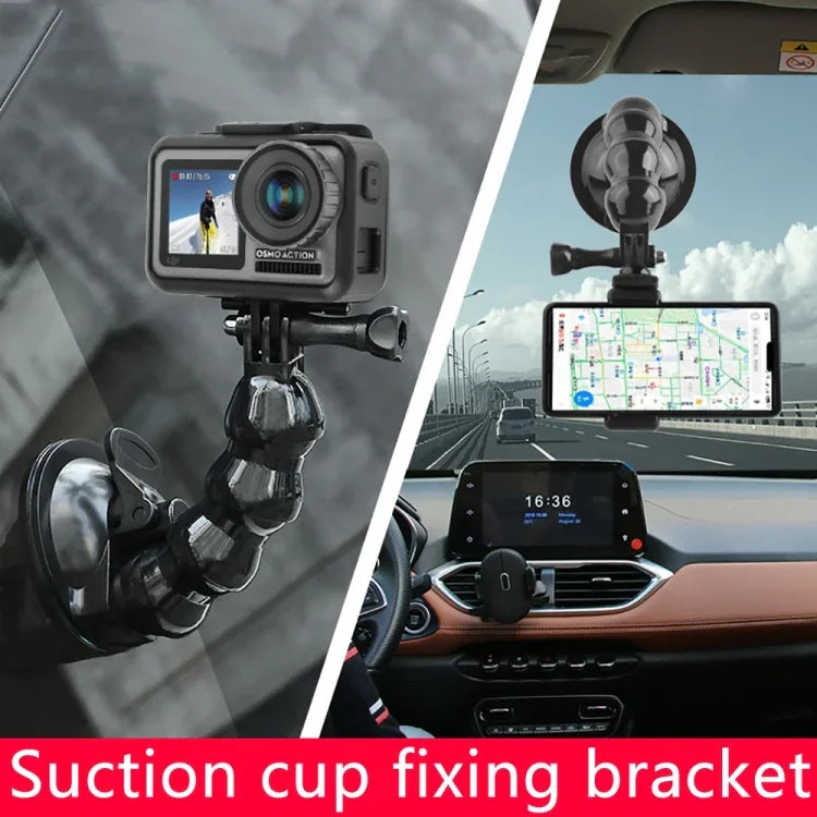 ขาตั้งหนีบแบบดูด Suction Cup Jaws Flex สำหรับ GoPro, Insta360, DJI และกล้องแอคชั่นอื่นๆ, ขาตั้งหนีบ Jaws Flex