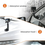 ขาตั้งหนีบแบบดูด Suction Cup Jaws Flex สำหรับ GoPro, Insta360, DJI และกล้องแอคชั่นอื่นๆ, ขาตั้งหนีบ Jaws Flex