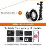 ขาตั้งหนีบแบบดูด Suction Cup Jaws Flex สำหรับ GoPro, Insta360, DJI และกล้องแอคชั่นอื่นๆ, ขาตั้งหนีบ Jaws Flex