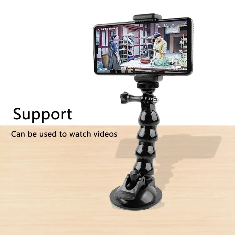 ขาตั้งหนีบแบบดูด Suction Cup Jaws Flex สำหรับ GoPro, Insta360, DJI และกล้องแอคชั่นอื่นๆ, ขาตั้งหนีบ Jaws Flex