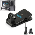 ขาตั้งคลิปหนีบกระเป๋าเป้หมุนได้ 360 องศา RUIGPRO พร้อมสกรูสำหรับ GoPro, Insta360, DJI และกล้องแอคชันอื่นๆ, คลิปหมุน 360 องศา