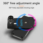 ขาตั้งคลิปหนีบกระเป๋าเป้หมุนได้ 360 องศา RUIGPRO พร้อมสกรูสำหรับ GoPro, Insta360, DJI และกล้องแอคชันอื่นๆ, คลิปหมุน 360 องศา