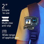 ขาตั้งคลิปหนีบกระเป๋าเป้หมุนได้ 360 องศา RUIGPRO พร้อมสกรูสำหรับ GoPro, Insta360, DJI และกล้องแอคชันอื่นๆ, คลิปหมุน 360 องศา