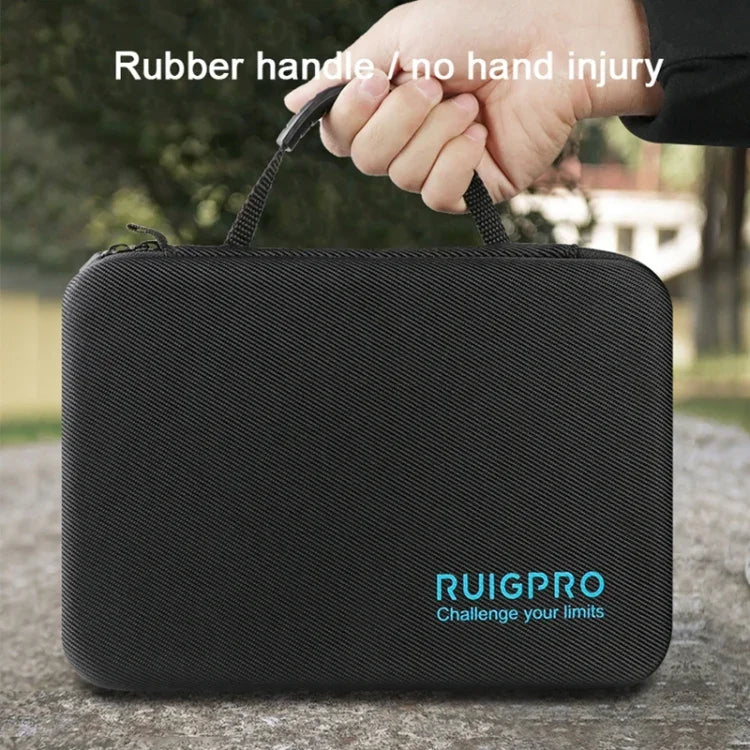กล่องใส่ของแบบพกพากันกระแทกกันน้ำ RUIGPRO สำหรับ DJI Osmo Action ขนาด: 33.5cm x 22.7cm x 6.3cm, ขนาดใหญ่