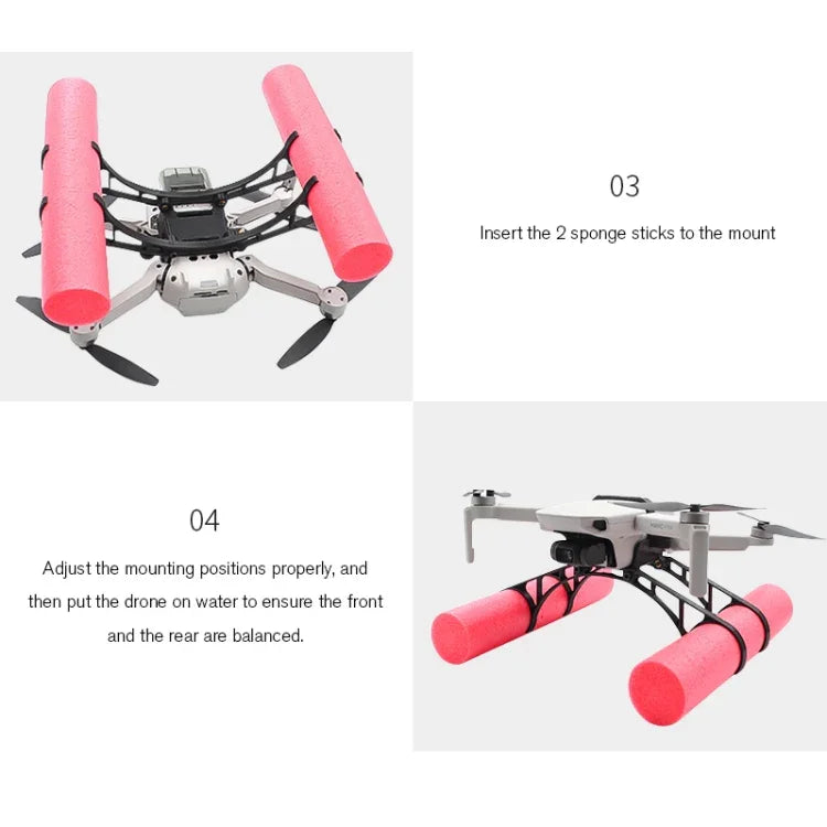 STARTRC ขาตั้งเพิ่มความสูงดูดซับแรงลอยตัวสำหรับ DJI Mavic 2 mini, สำหรับ DJI Mavic 2 mini