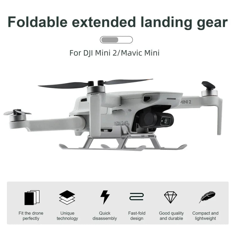 STARTRC 1106837 ขาตั้งกันกระแทกปลดเร็วพร้อมขาตั้งเพิ่มความสูงสำหรับ DJI Mini 2 / Mavic Mini, สำหรับ DJI Mavic Mini