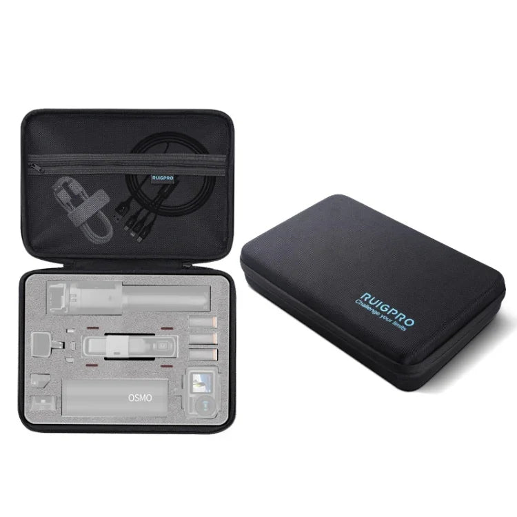 กระเป๋าเก็บของกันน้ำ Oxford RUIGPRO สำหรับกล้องกันสั่น DJI OSMO Pocket / OSMO Action ขนาด: 30.2x20.8x7.2 ซม., RG52