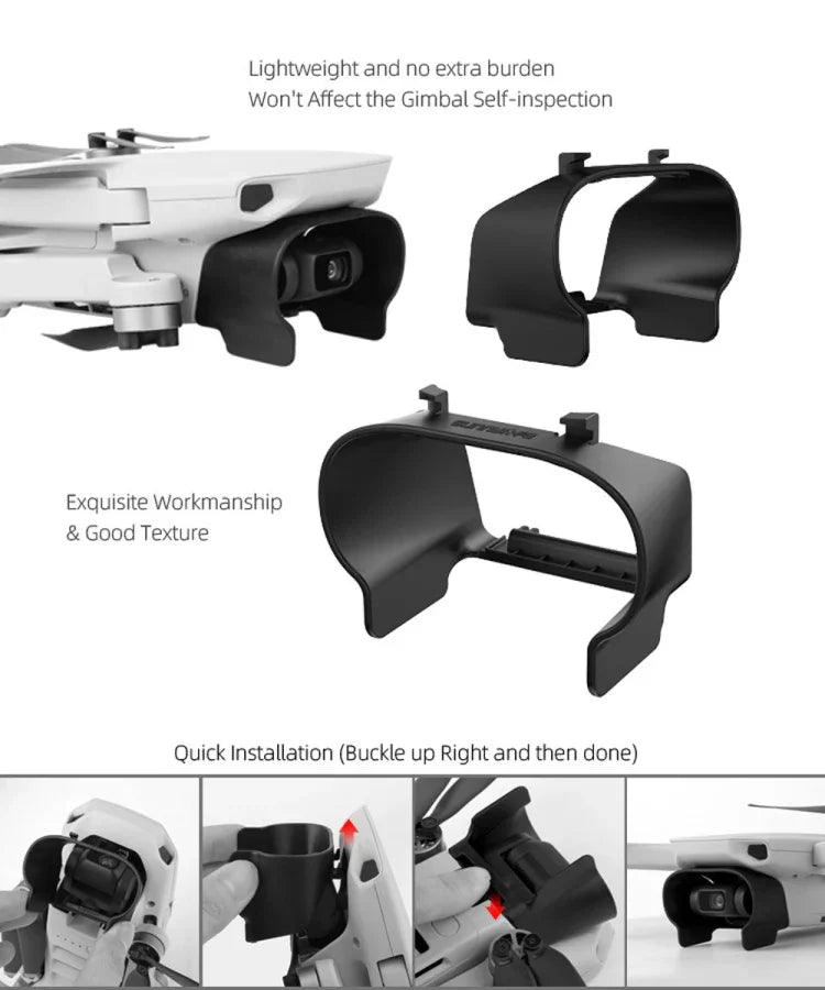 ฮูดกันแสงสะท้อนเลนส์กล้อง Sunnylife MM-Q9264 สำหรับ DJI Mavic mini / Mini 4K / DJI Mini 2 SE, สำหรับ DJI Mavic mini