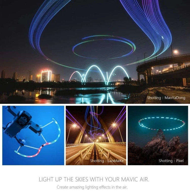 PGYTECH P-UN-034 ที่ป้องกันใบพัด LED สำหรับ DJI Mavic Air, สำหรับ DJI Mavic Air