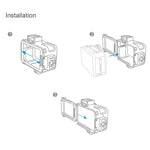 อุปกรณ์กรงกระต่ายสำหรับกล้องกีฬา PGYTECH P-11B-010 สำหรับ DJI Osmo Action