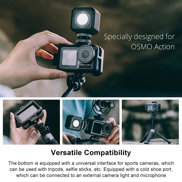 อุปกรณ์กรงกระต่ายสำหรับกล้องกีฬา PGYTECH P-11B-010 สำหรับ DJI Osmo Action