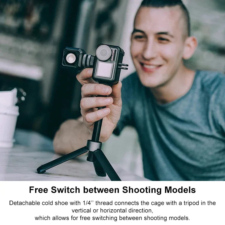 อุปกรณ์กรงกระต่ายสำหรับกล้องกีฬา PGYTECH P-11B-010 สำหรับ DJI Osmo Action