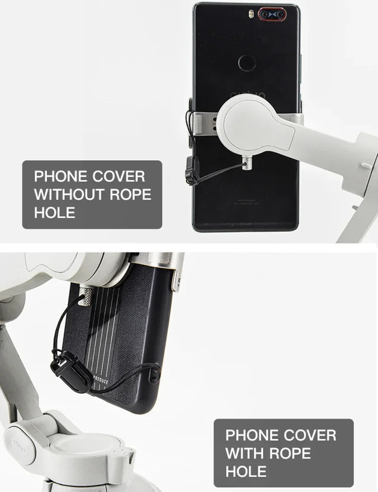 STARTRC คลิปที่ยึดโทรศัพท์ พร้อมสายคล้องกันหล่น สำหรับ DJI OM4 / Osmo Mobile 3