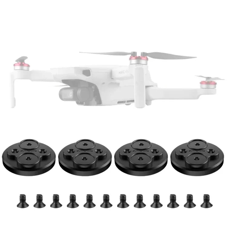 ฝาครอบป้องกันมอเตอร์โลหะ Sunnylife 4 ชิ้น สำหรับ DJI Mini 2