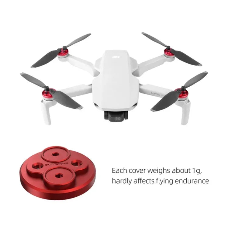 ฝาครอบป้องกันมอเตอร์โลหะ Sunnylife 4 ชิ้น สำหรับ DJI Mini 2