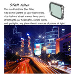 ฟิลเตอร์เลนส์ JSR KS STAR Effect สำหรับ DJI Air 2S กรอบอะลูมิเนียม STAR