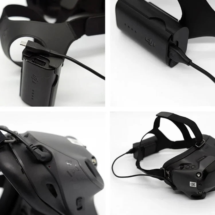 ที่ยึดคลิปชาร์จแบตเตอรี่ FPV-TDDCH-CQT สำหรับ DJI FPV Goggles V2 ที่ยึดแบตเตอรี่