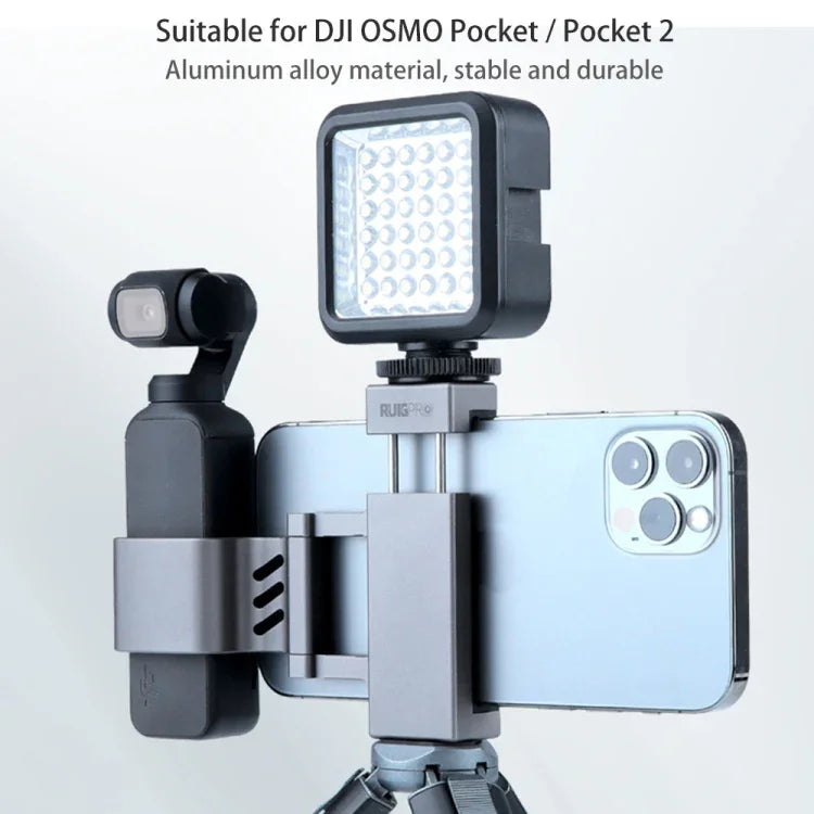 ที่ยึดสมาร์ทโฟน RUIGPRO ขนาด 1/4 นิ้ว สำหรับ DJI OSMO Pocket / Pocket 2