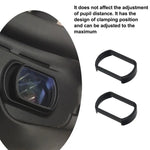เลนส์แว่นสายตาสั้น RCSTQ 2 ชิ้น 200 องศา เลนส์แก้ไขสายตาแบบ Aspherical สำหรับ DJI FPV Goggles V2, 200 องศา