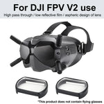 เลนส์แว่นสายตาสั้น RCSTQ 2 ชิ้น 350 องศา เลนส์แก้ไขสายตาแบบ Aspherical สำหรับ DJI FPV Goggles V2, 350 องศา