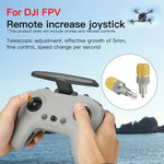 จอยสติ๊กนิ้วหัวแม่มือแบบดึงออกได้สองสี RCSTQ สำหรับรีโมตคอนโทรลโดรน DJI FPV Combo, สำหรับ DJI FPV สองสี