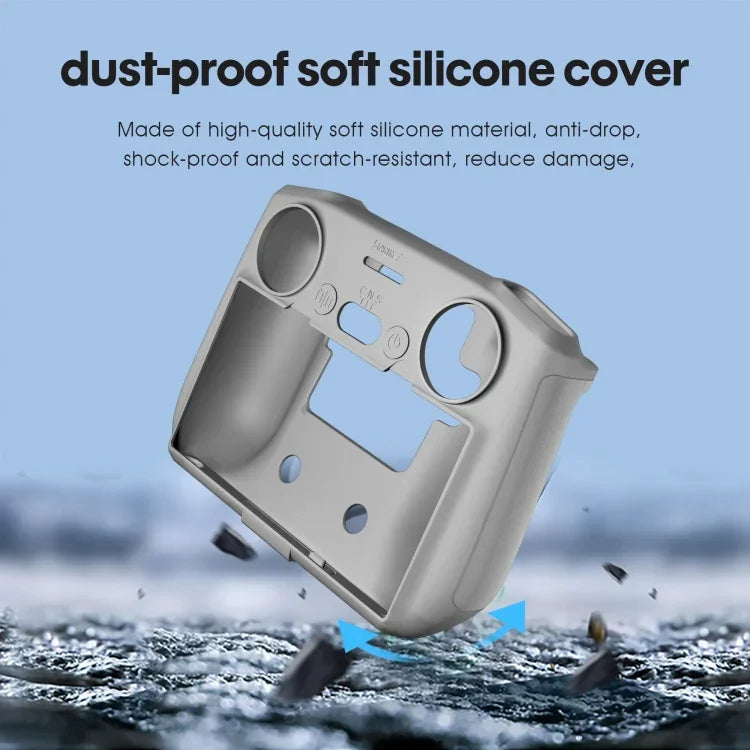 เคสซิลิโคนกันกระแทกกันรอย STARTRC สำหรับรีโมทคอนโทรล DJI Mini 3 Pro, สำหรับรีโมทคอนโทรล DJI Mini 3 Pro (สีเทา), สำหรับรีโมทคอนโทรล DJI Mini 3 Pro (สีดำ)