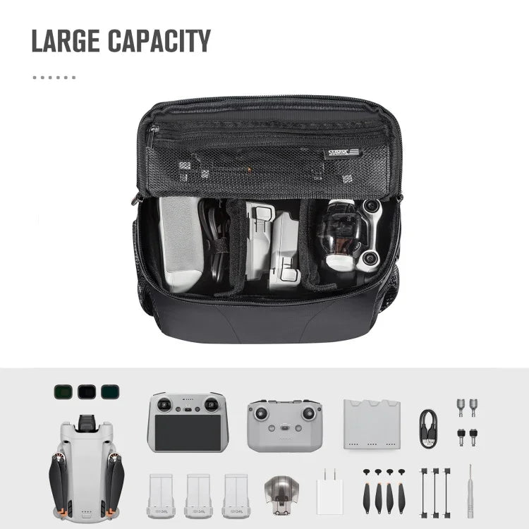 STARTRC กล่องพกพาสำหรับสะพายไหล่เก็บของสำหรับ DJI Mini 3 Pro / Air 2S / Mini 2 / Mavic 3 / Air 2