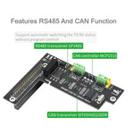 บอร์ดขยาย Waveshare RS485 CAN สำหรับ Jetson Nano, แยกสัญญาณดิจิทัล, มีวงจรป้องกันในตัว