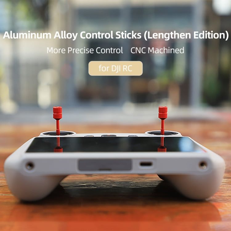 Sunnylife จอยสติ๊กขยายรีโมทคอนโทรลสำหรับ DJI Mini 3 Pro RC, Sunnylife MM3-YG460 สีแดง, Sunnylife MM3-YG460 สีไทเทเนียม, Sunnylife MM3-YG460 สีทอง