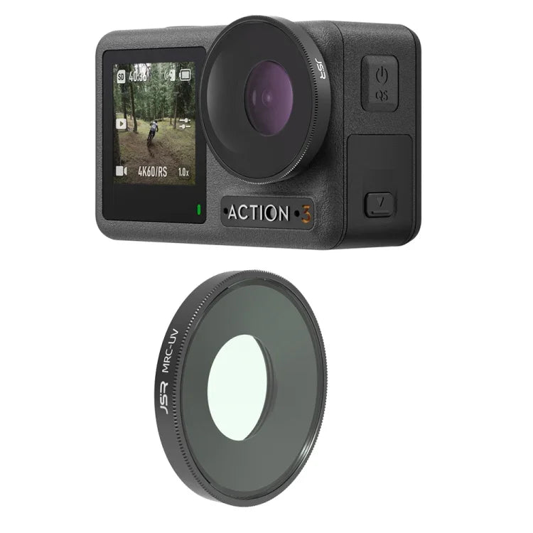 JSR ฟิลเตอร์เลนส์ MCUV สำหรับ DJI Osmo Action 3, MCUV