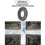 JSR ฟิลเตอร์เลนส์มาโคร 15X สำหรับ DJI Osmo Action 3, มาโคร 15X