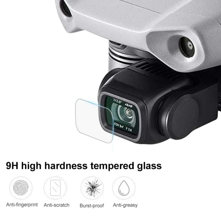 ฟิล์มเลนส์กระจกนิรภัยกันระเบิดสำหรับโดรน DJI Mavic Air 2, สำหรับ DJI Mavic Air 2
