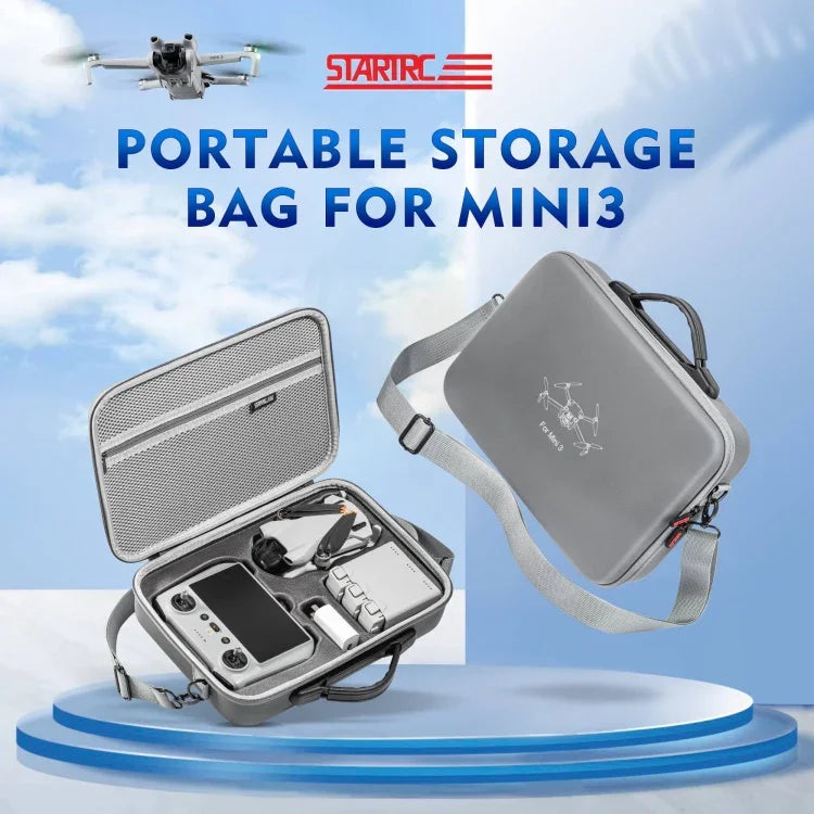สำหรับ DJI Mini 3 / รีโมทพร้อมหน้าจอ กระเป๋าสะพายไหล่ STARTRC, สำหรับ DJI Mini 3 / รีโมทพร้อมหน้าจอ
