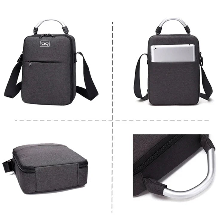 สำหรับ DJI Mini 2 SE กระเป๋าใส่รีโมทสะพายไหล่กันกระแทก ขนาด 30 x 22 x 8.5 ซม., สีดำ